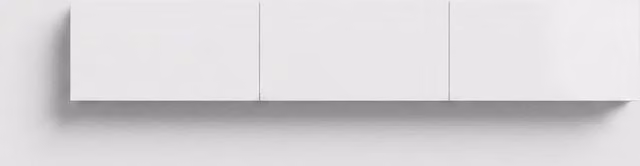 Mueble para TV colgante moderno AHD AMAZING HOME DESIGN en color blanco, An: 150 cm, P: 32 cm, Al: 30 cm
