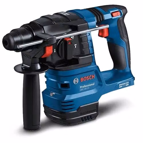 Martillo perforador inalámbrico Bosch Professional GBH 18V-22 SDS Plus, 18 V, azul/negro
