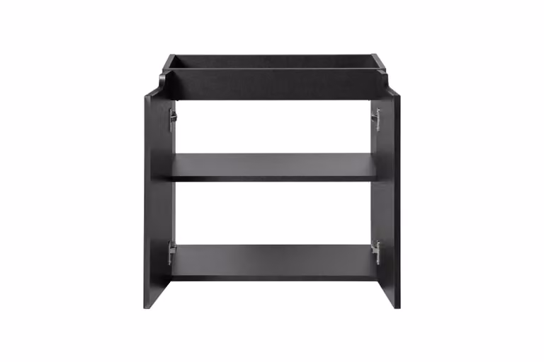 Mueble bajo lavabo COMAD modelo NOVA color negro An/P/Al: 57 x 60 x 39 cm
