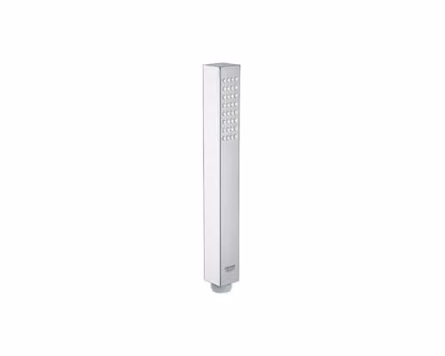 Ducha de mano Grohe Vitalio Joy Cube en color plata con acabado cromado y ahorro de agua