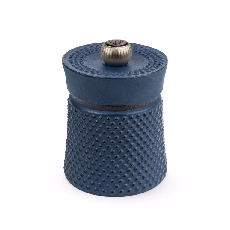Molinillo de pimienta Peugeot Bali Fonte azul de cerámica de 8 cm