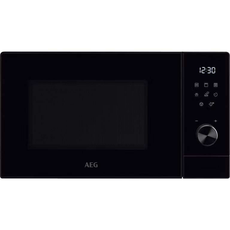 Microondas con grill independiente AEG modelo MFB295DB, panel de control táctil, color negro