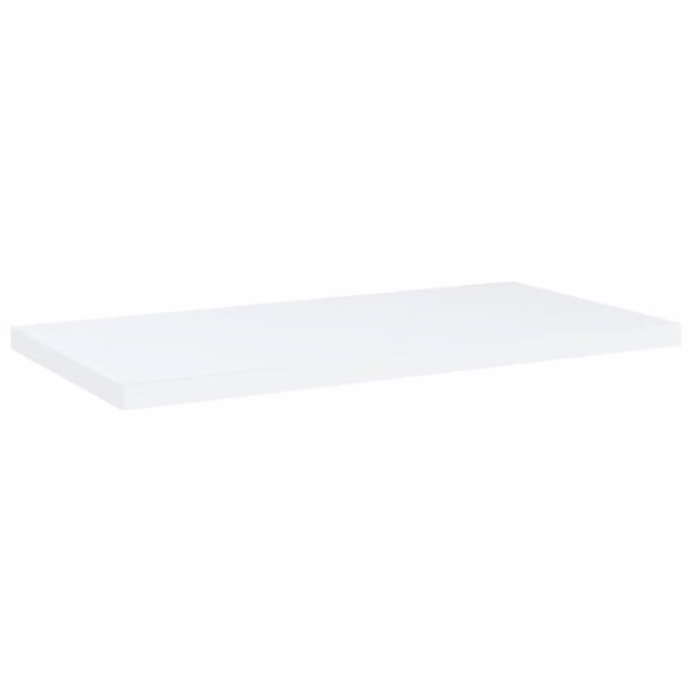 Pack de 4 estantes de madera Maison Chic en color blanco, An/P/Al: 40 x 20 x 1,5 cm