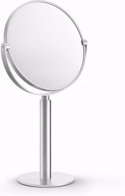 Espejo cosmético de sobremesa extensible Zack Felice con aumento x1 y x3 en color plata