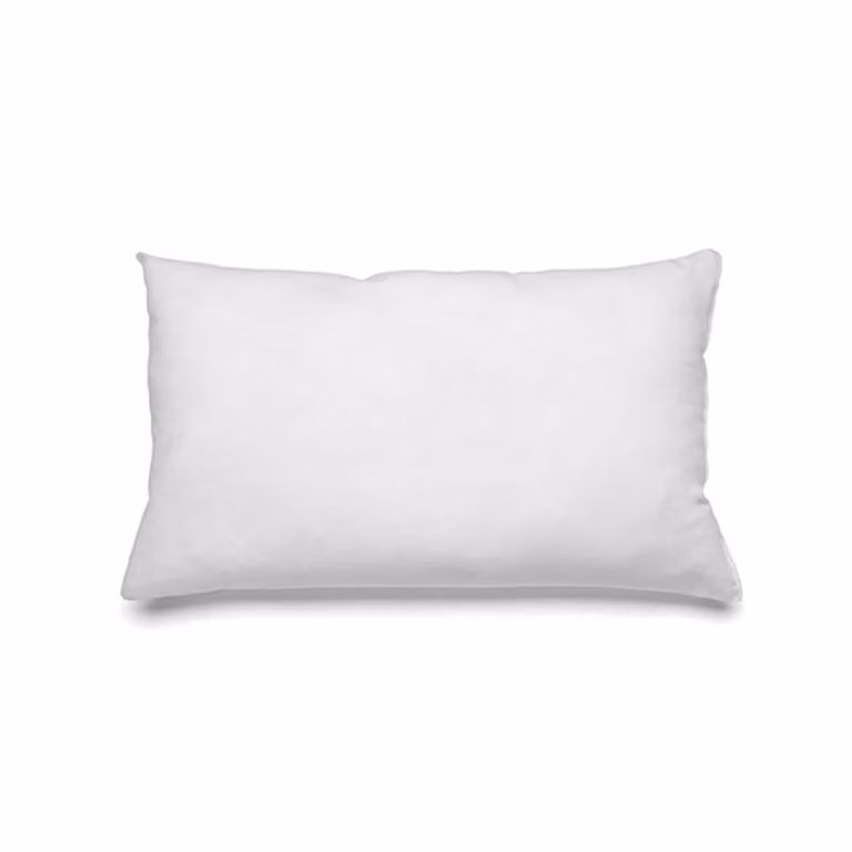Cojín rectangular de relleno de algodón y poliéster Bazar Bizar blanco An/P/Al: 50 x 30 x 1 cm