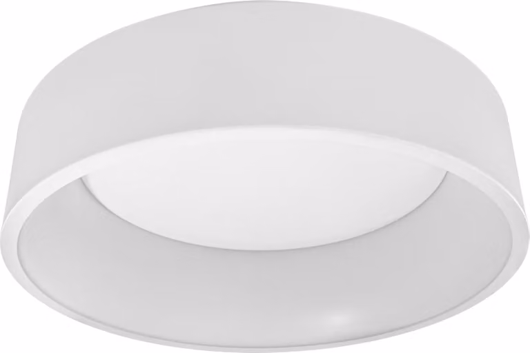 Aplique y plafón LED inteligente Ledvance SMART+ WIFI ORBIS CYL, color blanco, con tecnología WiFi, luz regulable de 3000K a 6500K, compatible con Google Assistant y Amazon Alexa, Diámetro: 45 cm