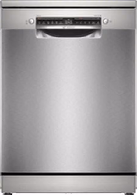 Lavavajillas independiente Bosch Serie 4 SMS4HVI03E en color plata y acero inoxidable con capacidad para 14 cubiertos
