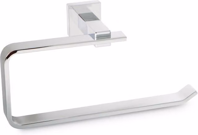 Toallero de aro Niza Beltrán de metal color plata para pared