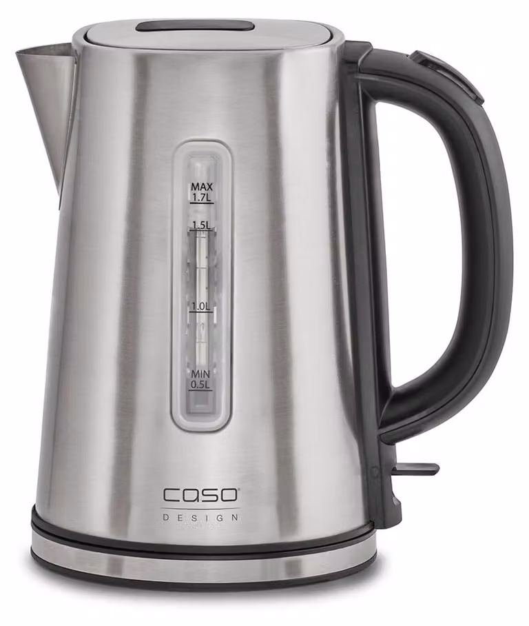 Hervidor eléctrico Classico WK2200 de acero inoxidable en color plata con función de apagado automático y programa de descalcificación