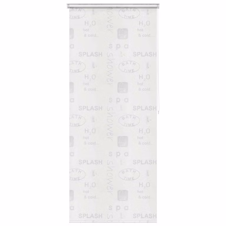 Persiana enrollable de ducha Splash VIDAXL impermeable de EVA, An/Al: 120 x 240 cm