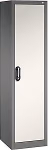 Armario Universal Acurado Certeo con puertas batientes y estantes regulables en metal lacado, An/P/Al: 50 x 50 x 195 cm