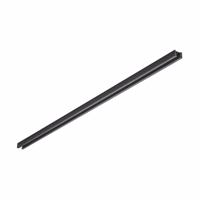 Carril de iluminación de 2 circuitos DUOline de Trio Leuchten en negro mate, longitud: 160 cm