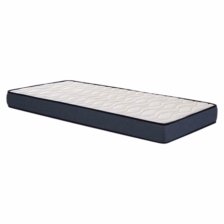 Colchón de espuma fría WellHome para adultos, color blanco y gris, con regulación de temperatura, An/P/Al: 135 x 190 x 17 cm