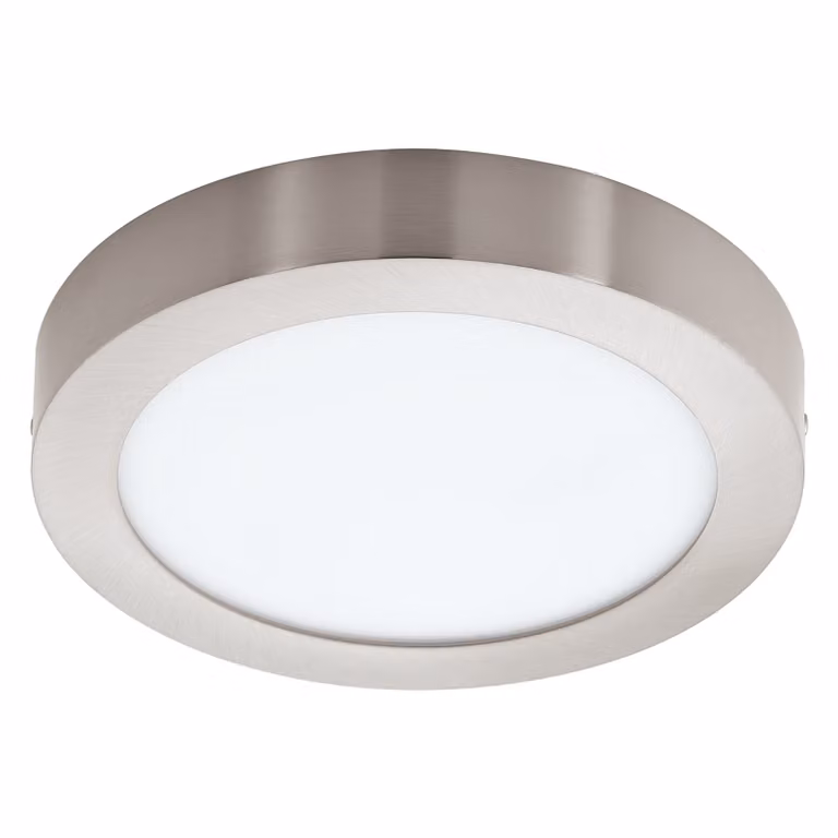 Luz LED de empotramiento Eglo FUEVA-C blanca y plateada, regulable, 2000 lúmenes, IP20