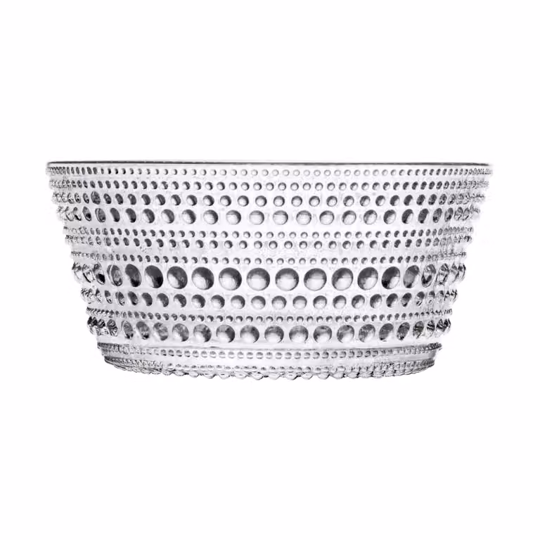 Bol de cereales Kastehelmi de Iittala, transparente, 23 cl