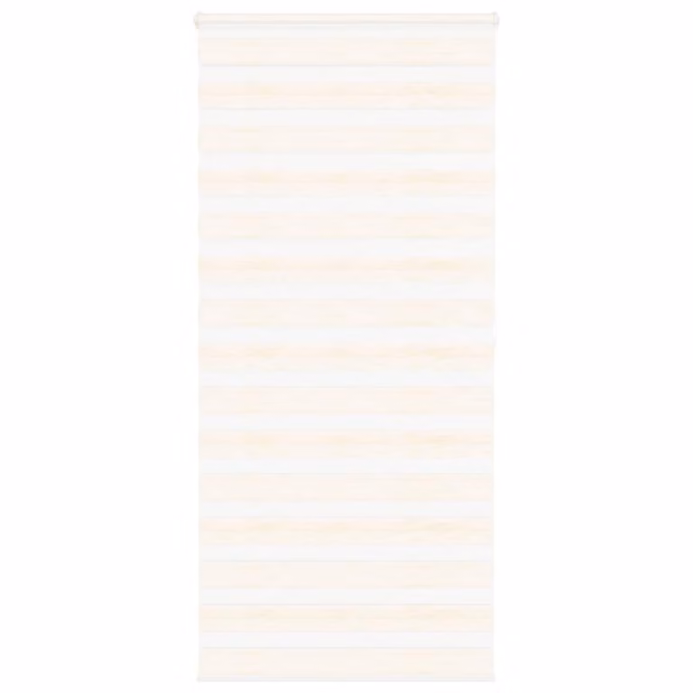 Estor cebra vidaXL con diseño de mármol en color beige, fabricado en poliéster, Ancho: 110,9 cm, Altura: 200 cm