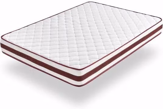 Colchón Supersoft First Class Edition de Moonia en color blanco con espuma viscoelástica, An/P/Al: 135 x 190 x 21 cm