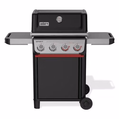 Barbacoa de gas Weber Spirit E-425 de 4 quemadores en color negro con termómetro y potencia de 10.3 kW An/P/Al: 132 x 67.5 x 47 cm