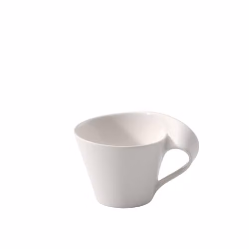 Taza de capuchino Villeroy & Boch NewWave Caffe de porcelana en color blanco, 250 ml