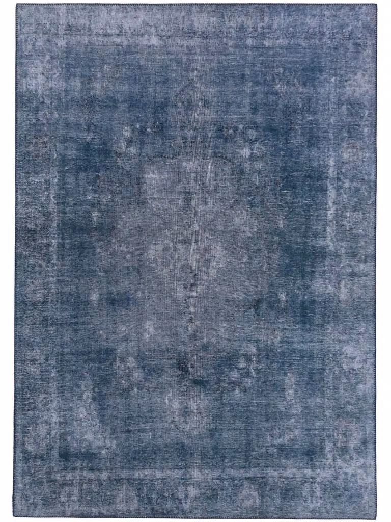 Alfombra Benuta azul de estilo vintage y diseño patchwork, rectangular, An/P: 120 x 170 cm