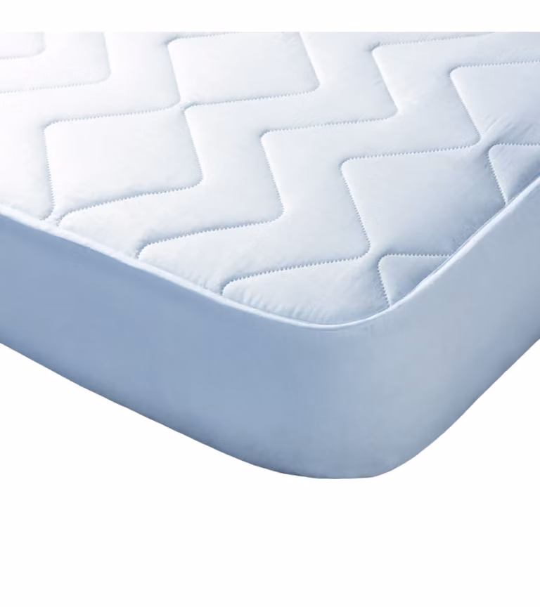 Cubrecolchón reversible y antialérgico Home Heavenly de microfibra en color blanco, An/P: 135 x 190-200 cm