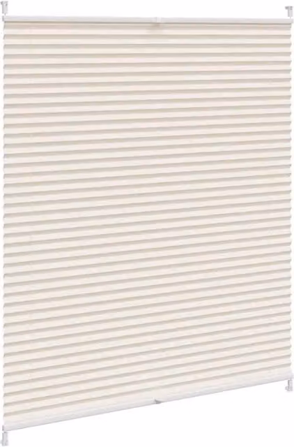 Cortina plisé para ventana SYFAX de poliéster color beige, An/Al: 110 x 150 cm