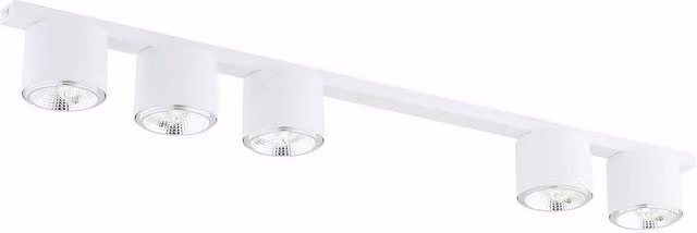 Lámpara de techo LED Nano de Seven Design en metal blanco de estilo minimalista