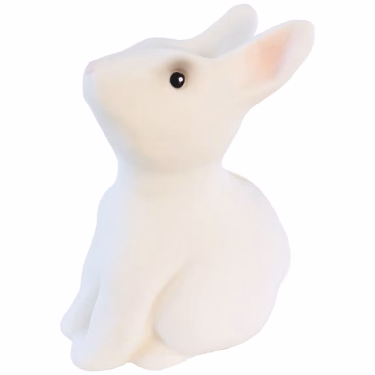 Hucha de conejo blanco Egmont Toys para niños de material orgánico