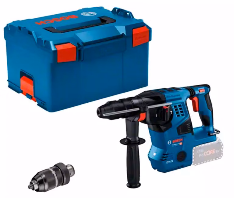 Juego de taladro percutor inalámbrico Bosch Professional GBH 18V-28 CF de 18,0 V sin batería