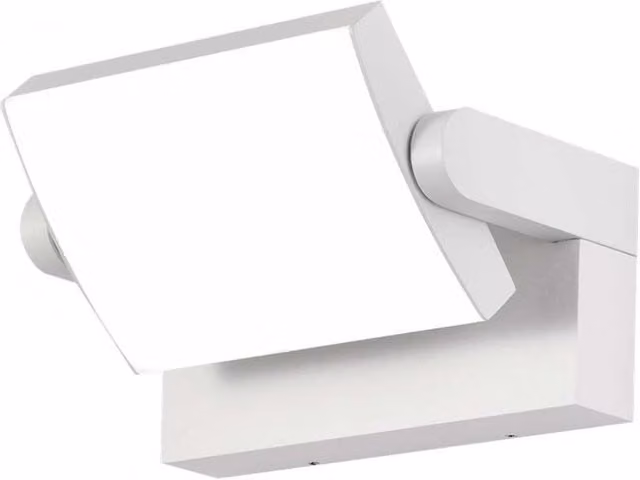 Aplique LED rectangular V-TAC de 20W blanco con luz blanca fría 4000K, orientable y con protección IP65 para montaje en pared