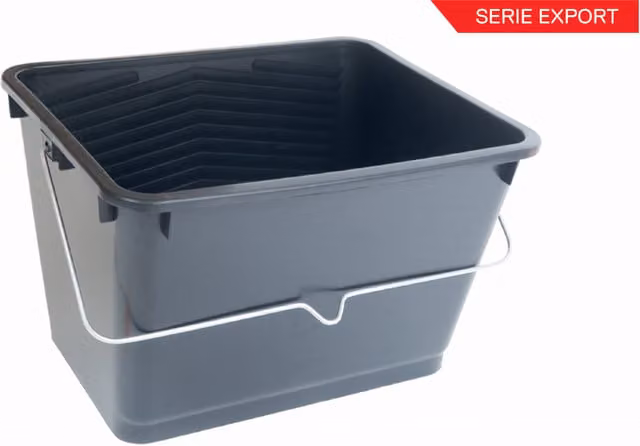 Camión Rectangular Eco 7 L SYLEX en color negro y gris para tus tareas de limpieza