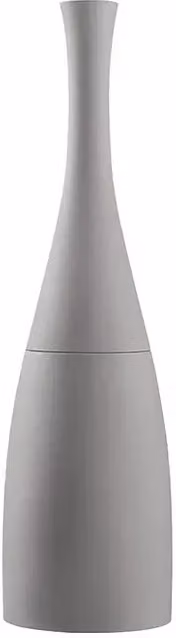 Escobillero de suelo Saku con cepillo en plástico gris, Altura: 38,5 cm