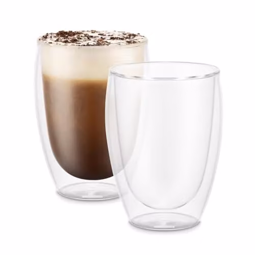 Set de 2 vasos térmicos Pavina de Bodum, transparentes, 350 ml