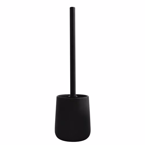 Escobillero con soporte de cerámica MSV Modelo MAONIE Negro An/P/Al: 10,4 x 10,4 x 38,8 cm