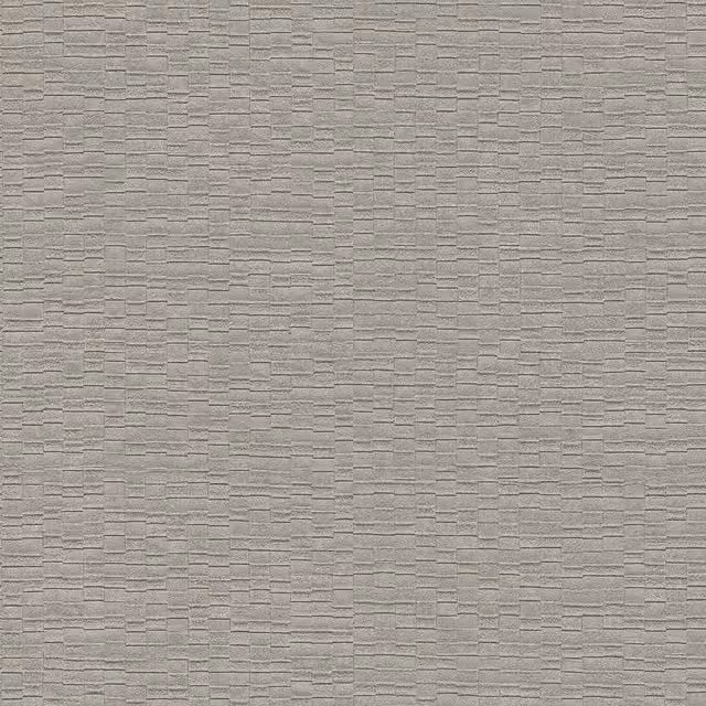 Papel Pintado Vinílico Profhome Lc522305-di con Efecto Metálico y Textura Gofrada en Gris Platino y Gris Musgo Perlado, 5,33 m2