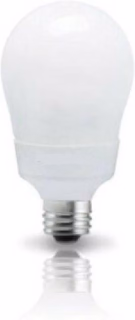Bombilla de bajo consumo Trade Shop Traesio con forma estándar, base E27, 5 W y luz blanca cálida