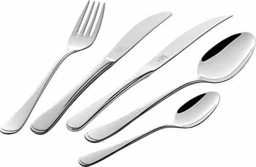 Set de cubiertos ZWILLING Nottingham de 72 piezas en acero inoxidable pulido para 12 personas en color plata