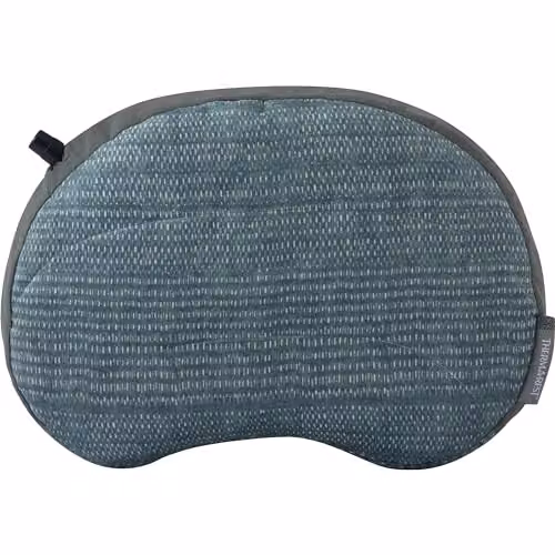 Almohada inflable para camping y viaje Therm-a-Rest Air Head, azul, grande
