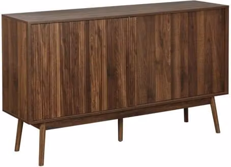 Aparador escandinavo Sweeek de madera de pino en color marrón con 2 puertas, An/P/Al: 150 x 39,5 x 90 cm