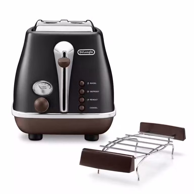 Hervidor De'Longhi Icona Vintage Negro Velvet CTOV2103.BK