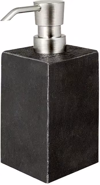 Dosificador de jabón B-Black de Bathstage en color negro, material cerámico, An/P/Al: 75 x 75 x 16 cm
