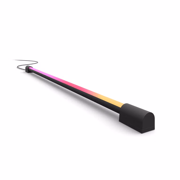 Philips Hue White & Color Ambiance Play Gradient Tubo de Luz LED Multicolor Negro para Retroiluminación de TV