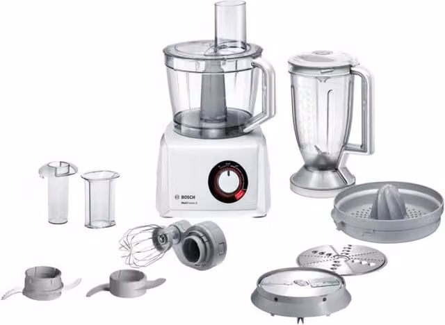 Robot de cocina Bosch Multitalent 8 blanco de 1100 W