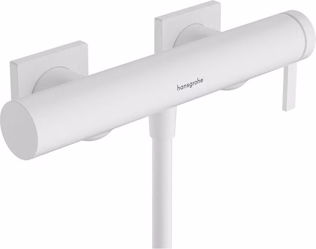 Grifo monomando para ducha Tecturis E Hansgrohe en blanco mate