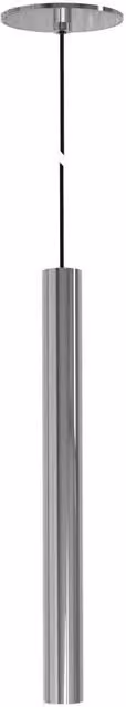Lámpara LED tubular colgante Atmos Slim de Beneito & Faure, color plata, 6W, compatible con Tuya Smart, regulable y con temperatura de color ajustable (2700K-4000K)