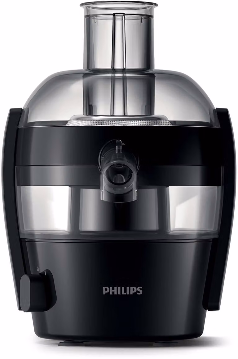 Exprimidor Philips Viva Collection HR1832/00 color negro con iluminación LED y capacidad de 1 litro