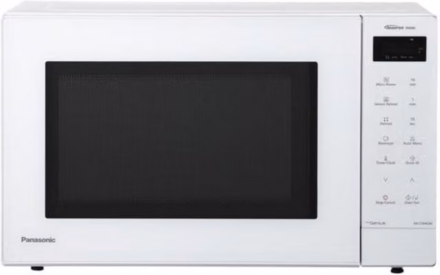 Microondas Panasonic NN-ST64QWEPG de 32 l, 1000 W, color blanco con programas automáticos