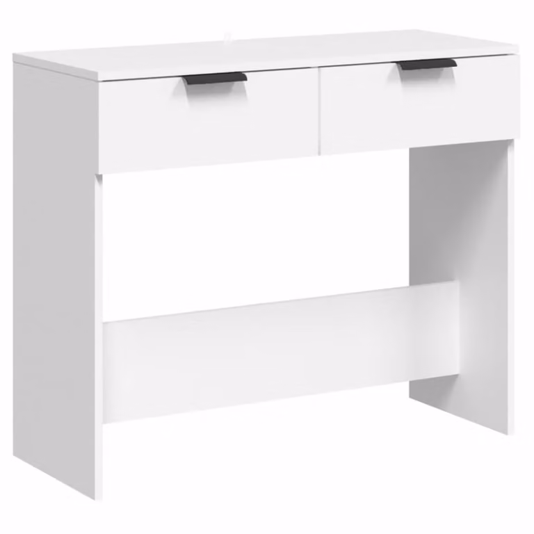 Mesa consola moderna Maison Chic en madera blanca An/P/Al: 90 x 36 x 75 cm