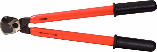 Tenaza de corte lateral Kstools con aislamiento protector, color rojo, Longitud: 50 cm