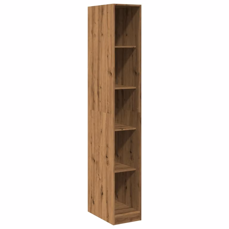 Armario de madera vidaXL en color roble con puertas batientes, An/P/Al: 30 x 30 x 200 cm
